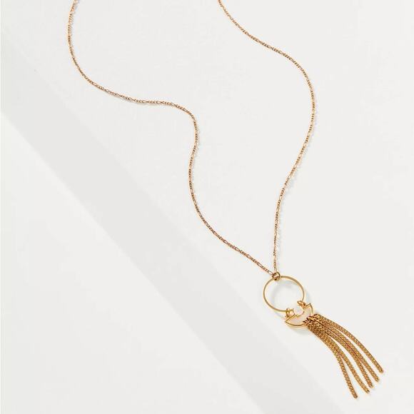NEW Anthropologie x Hailey Gerrits Elm Pendant Necklace - Picture 12 of 12